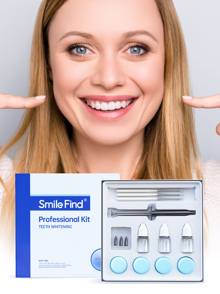 Teeth Whitening Kit At Home - Kit de blanqueamiento Dental, agente blanqueador