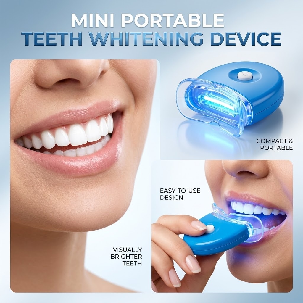 Teeth Whitening Kit At Home - Kit de Blanqueamiento Dental Inalámbrico con