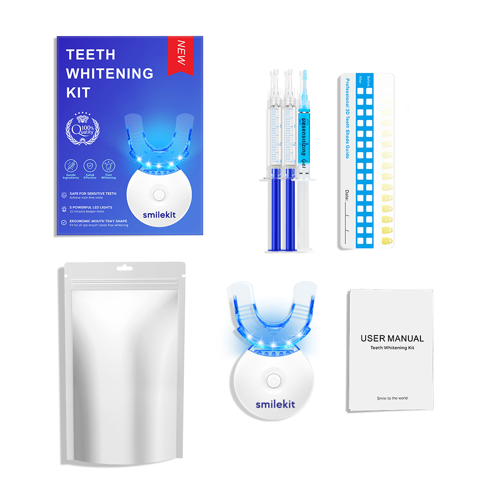 Teeth Whitening Kit At Home - Kit de blanqueamiento dental: blanqueador dental