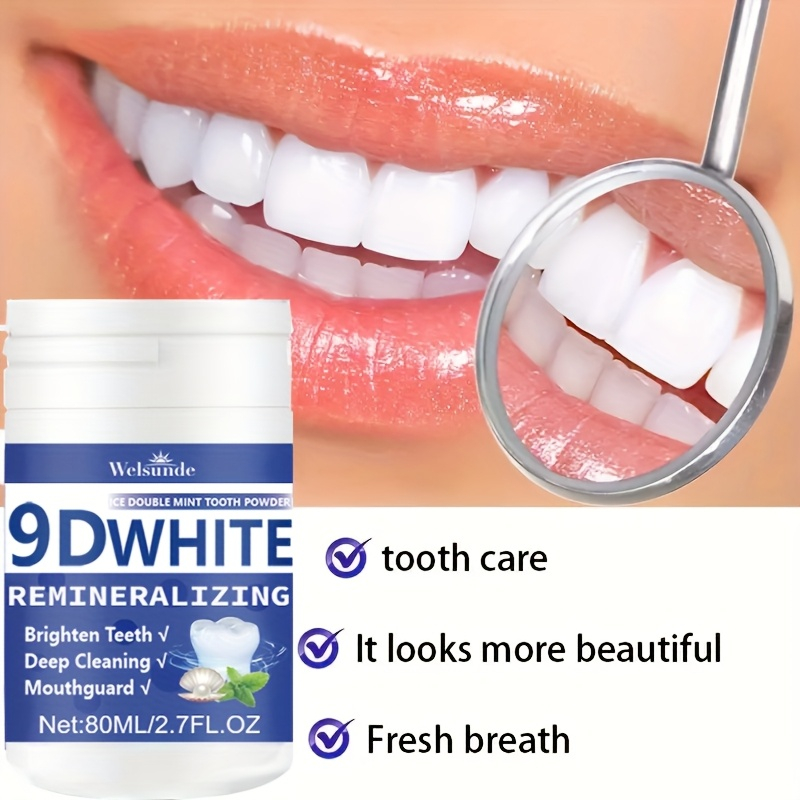 Polvo dental de hidroxapatita  - Teeth Whitening Q&M reseña y precio