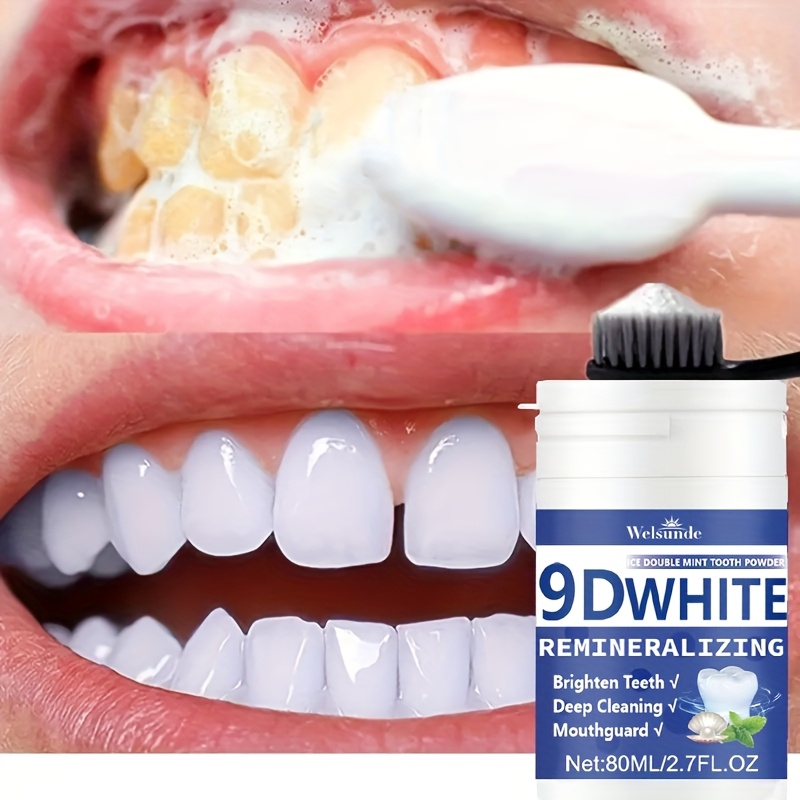 Polvo dental de hidroxapatita  - Teeth Whitening Q&M reseña y precio