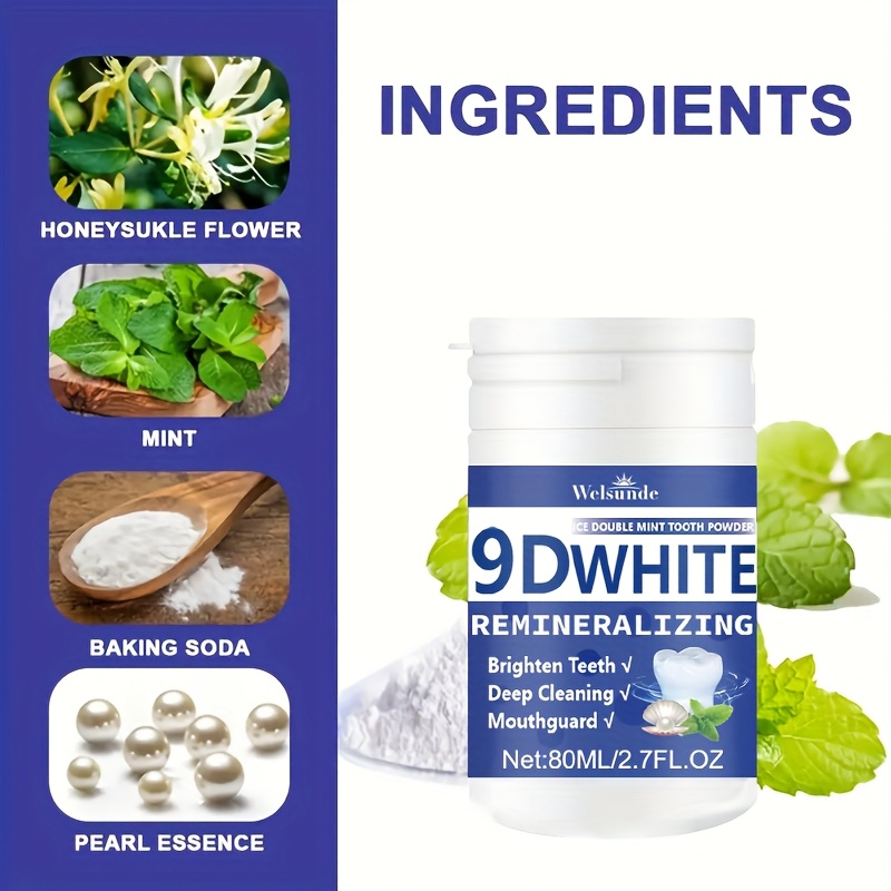 Polvo dental de hidroxapatita  - Teeth Whitening Q&M reseña y precio