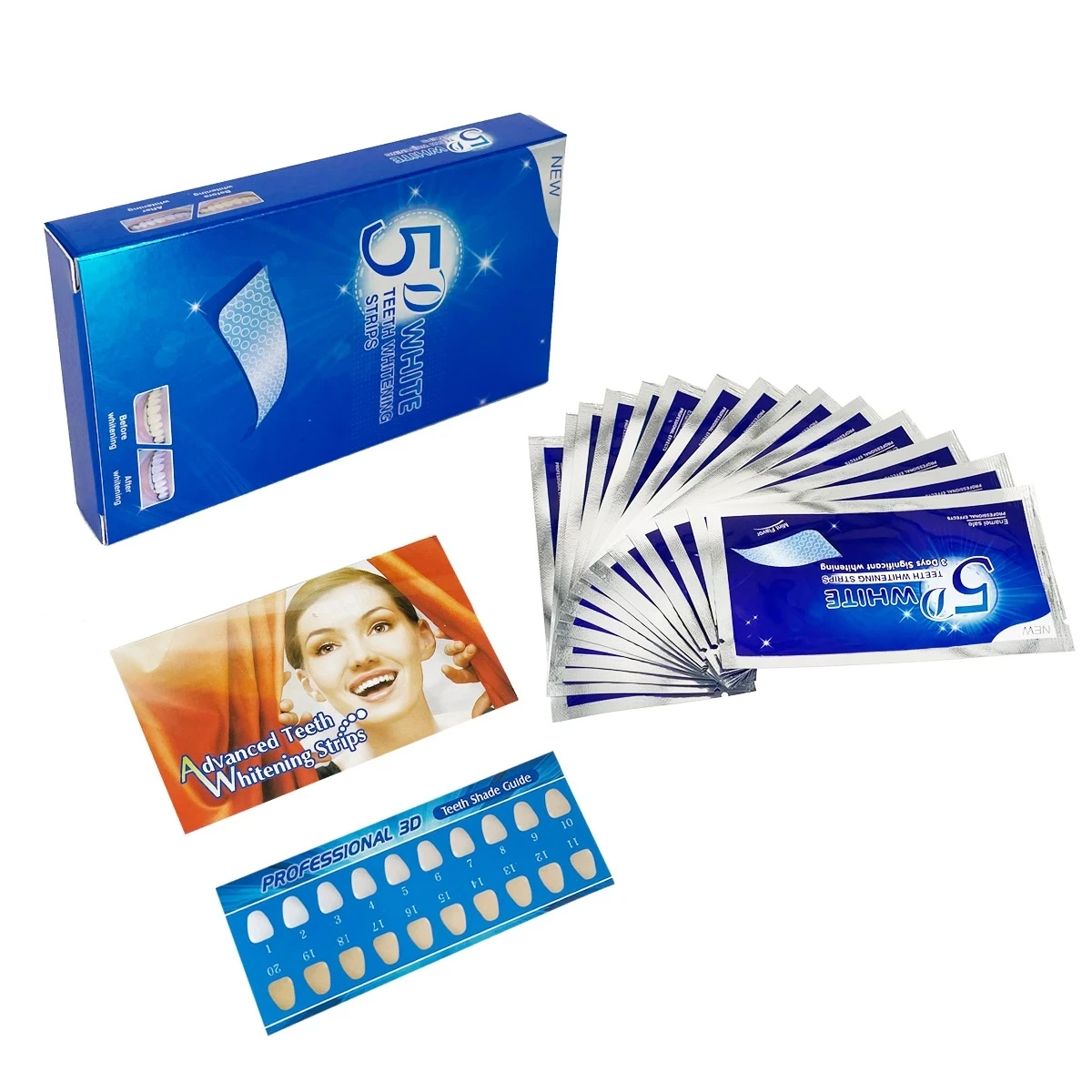 Tiras Blanqueadoras Dentales p - Teeth Whitening Q&M reseña y precio
