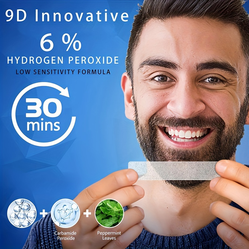 21 pares de tiras blanqueadora - Teeth Whitening Q&M reseña y precio