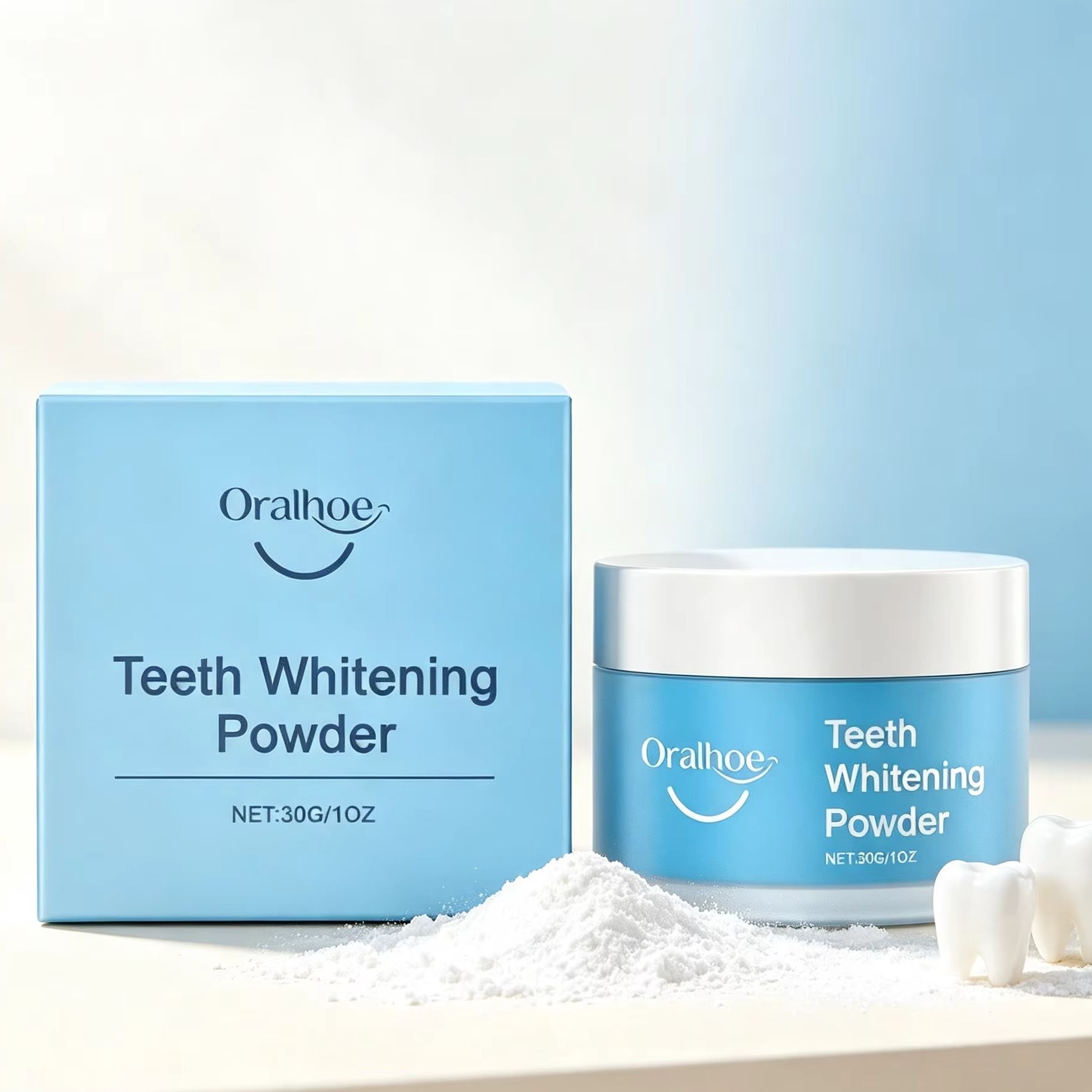Polvo Dental Oralhoe para Cepi - Teeth Whitening Q&M reseña y precio