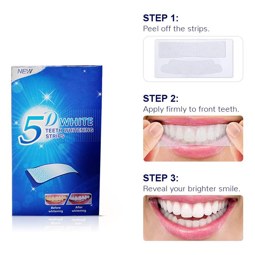 Tiras Blanqueadoras de Dientes - Teeth Whitening Q&M reseña y precio