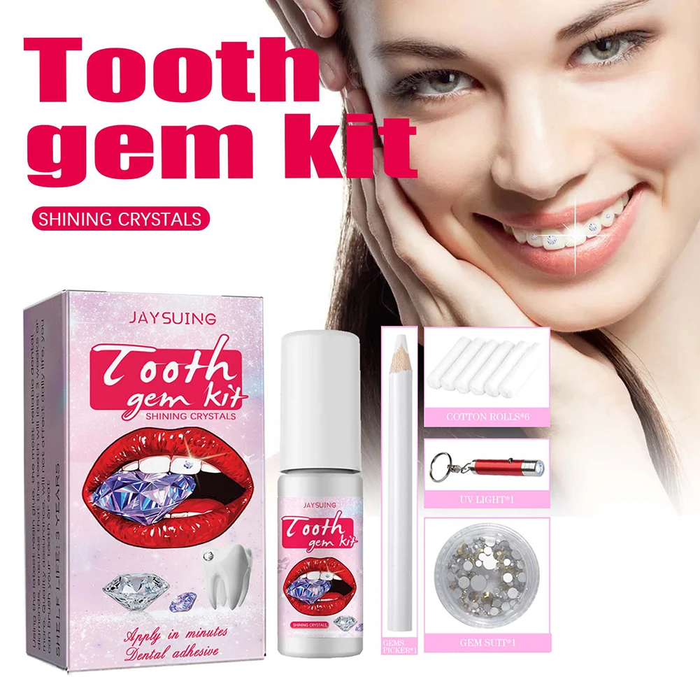 Kit de gemas dentales con cris - Teeth Whitening Kit At Home reseña y precio